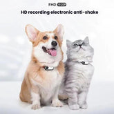 Pet Recorder With Collar Cat Dog View Camera